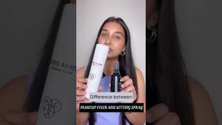 Fixer vs setting spray.      #wakeupmakeup #makeupfixer #settingspray #learnmakeup #makeupaddict