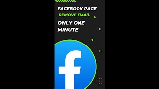 #Facebook #Remove Email on Facebook Page #short #FBpage