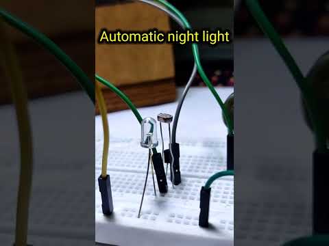 How to make automatic on off night light using ldr sensor | #electronic #night_light
