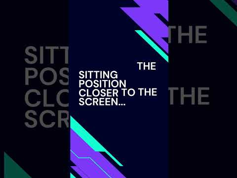 Changing the sitting position closer #shorts #funny #gaming