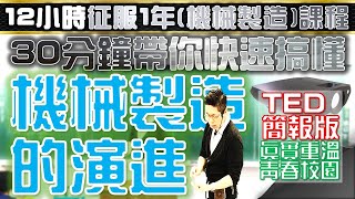 CH.1｜🎧簡報版｜Part.3/6｜機械製造的演進｜機械製造｜第1章｜1張黑板1章重點｜Mechanical Manufacture｜@ClarkHuang老師