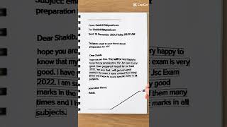 Email: preparation for coming JSC exam