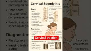 cervical traction for spondylitis.