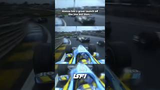 Alonso has a great launch off the line but then #f1 #f12025