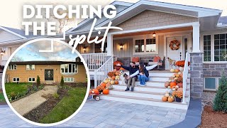5 MONTHS IN THE MAKING!! Exterior Renovation Start to Finish | DITCHING THE SPLIT
