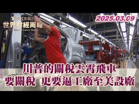 川普的關稅雲霄飛車 要關稅 更要逼工廠至美設廠 #TVBS文茜的世界財經周報 #川普 #關稅  20250309