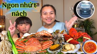 Ko cần phải nhắc - nay Q rửa xe mới bằng mâm hải sản 10 loại ngon nhứt cái nách