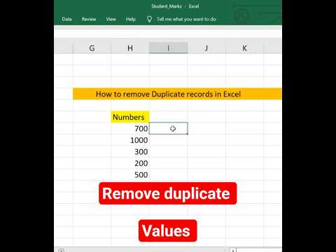 How to Remove Duplicates in Microsoft Excel 2025 | Duplicate values in #excel  #removeduplicates