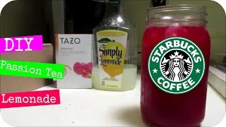 STARBUCKS PASSION TEA LEMONADE | RECIPE | YADI'S JOURNEY