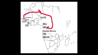 AI World Country Gambia Africa (AI generated: ChatGPT, Aitubo, Eleven labs, Canva)