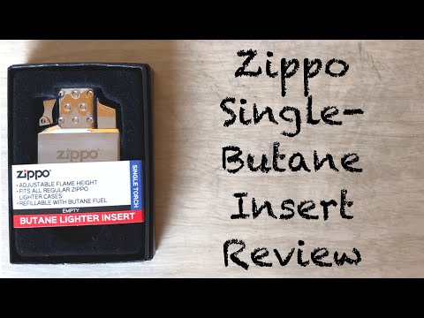 Zippo Single Torch Butane Lighter Insert Review