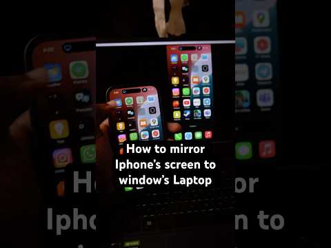 How to mirror/ share Iphone screen to a window’s laptop for FREE#iphone #windows #2025 #fyp