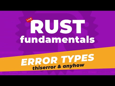 Rust - Which error-handling crate to use? ErrorTypes, thiserror & anyhow
