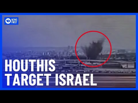 8 Injured After Houthi Missile Strikes Near Airport In Tel Aviv, Israel | 10 News First