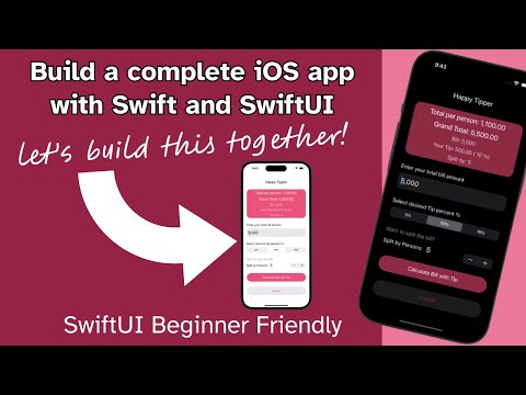 How to build an iOS app with Xcode and SwiftUI: Full Tutorial Video (Beginner Friendly)