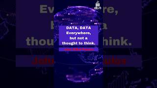 DATA, DATA Everywhere, but not a thought to think. (John Allen Paulos) | Data Quotes! #dataquotes