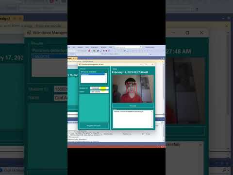 Attendance Management System with Face Recognition (QUICK UPDATE) #shorts #openCV #facerecognition
