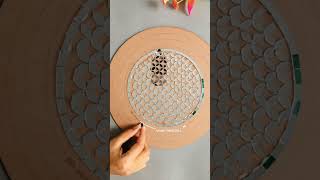 Mirror Mosaic Art/ wall decor ideas #youtubeshorts #shorts #mosaicart #wallhanging