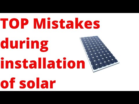 Common Mistakes and solution of solar syste installation | Common mistakes in solar installation