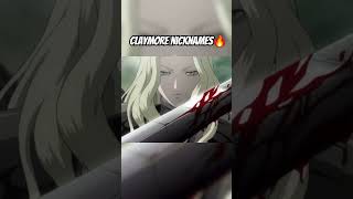 Claymore titles go HARD🔥 #claymore #anime #manga