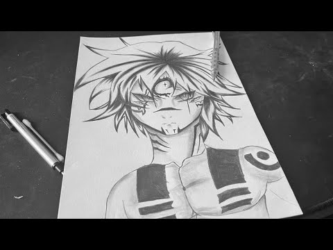 Drawing Meliodas with Sukana