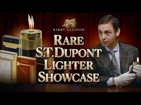 Rarest and Most Beautiful S.T. DuPont Lighters on Earth | Our Vintage Gold Dust Lighter Collection