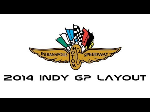 Indianapolis Motor Speedway - Indy GP 2014 Layout
