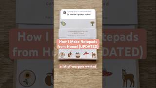 How I Make Notepads from Home! UPDATED Tutorial | larynnstickerco.com #notepad #turorial #stationery
