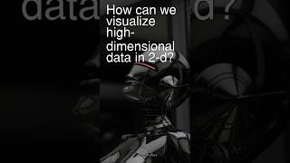 Today’s Question: How can we visualize high-dimensional data in 2D? #interviewprep #machinelearning