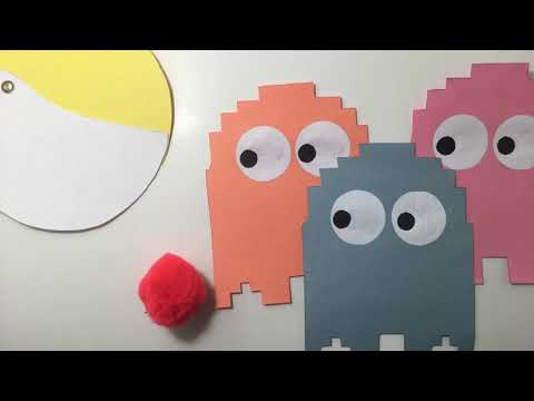 Social Distance Awareness by Pac-Man (Stop Motion Animation)