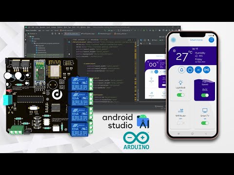(ioT, BT) Complete Smart Home Automation Source Code (Circuit + Gerber + Arduino + Android Studio)