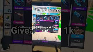 giveaway at 1k subs!! #mm2 #roblox #giveaway#viralvideo #1like #1ksubs