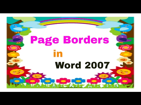 How to Make a Border Design in Microsoft Word ( తెలుగులో)