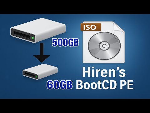 How to Shrink a Virtual Disk Using (HirenBoot CD)