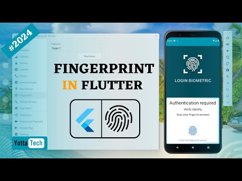 How to use Fingerprint in Flutter App? | Flutter Fingerprint | Local Authentication in Flutter #2024