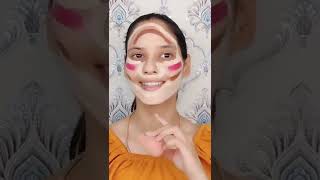😱 Trying*Viral HACK*Makeup Look 😘#shorts #ytshorts