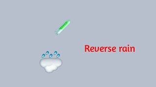 Reverse rain of co2