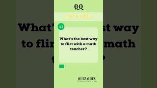 Math Jokes . Can you answer it? 41 #quiziquiz #mathjokes #riddles #quizquiz