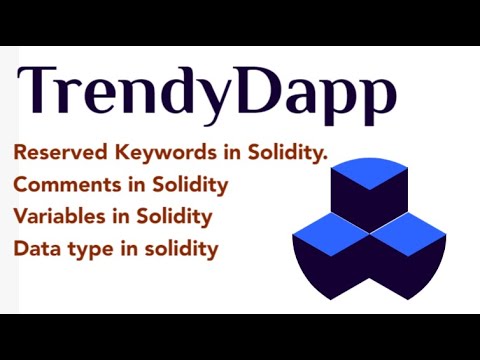 Reserved Keywords in Solidity in Hindi | Comments | Variables| Data type  solidity in hindi Lec2