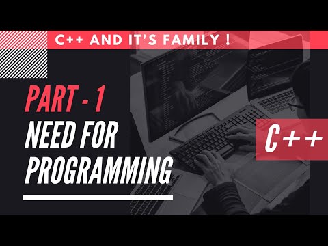 (1/7) Why do we need a programming language??
