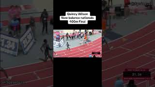 Will Quincy break 44 in the 400 this year?#prodigy #quincywilson #400mtr #trackandfield #tracknation