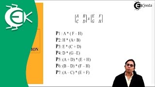 Strassen's Matrix Multiplication - Divide and Conquer - Analysis of Algorithm