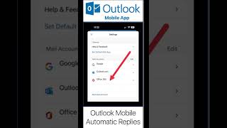 Outlook Mobile Help ✉️ | How to set an Out of Office on Outlook Mobile #shortss