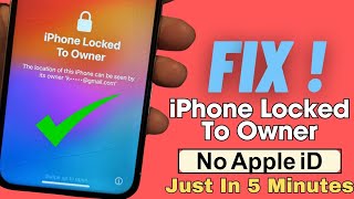 How To Fix iPhone Locked To Owner Just In 5 Minutes | iOS 7.2.3 Update Supported | 2024 Method
