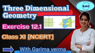 Three Dimensional Geometry class 11 Exercise12.1 ncert cbseboard