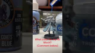 What color do I use? #blue #miniaturepainter