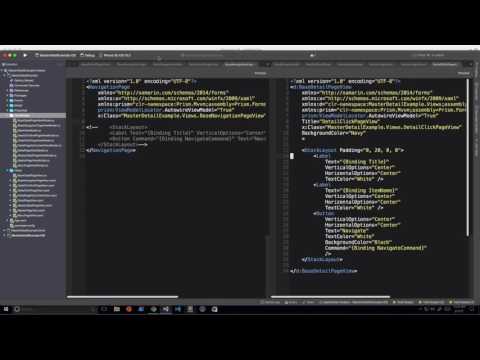 Xamarin Forms Master Detail with Prism Intro Video