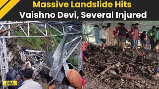 Vaishno Devi Landslide: Landslide Hits Mata Vaishno Devi Yatra Route In J-K's Katra, Several injured