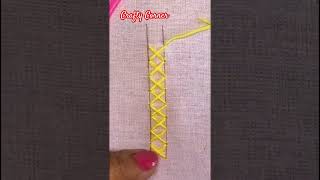 Basic Cross Stitches l Hand Embroidery #diy #diynstitch #ytshorts #shorts