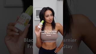 Garnier Fructis Sleek & Stay Serum on Black Hair